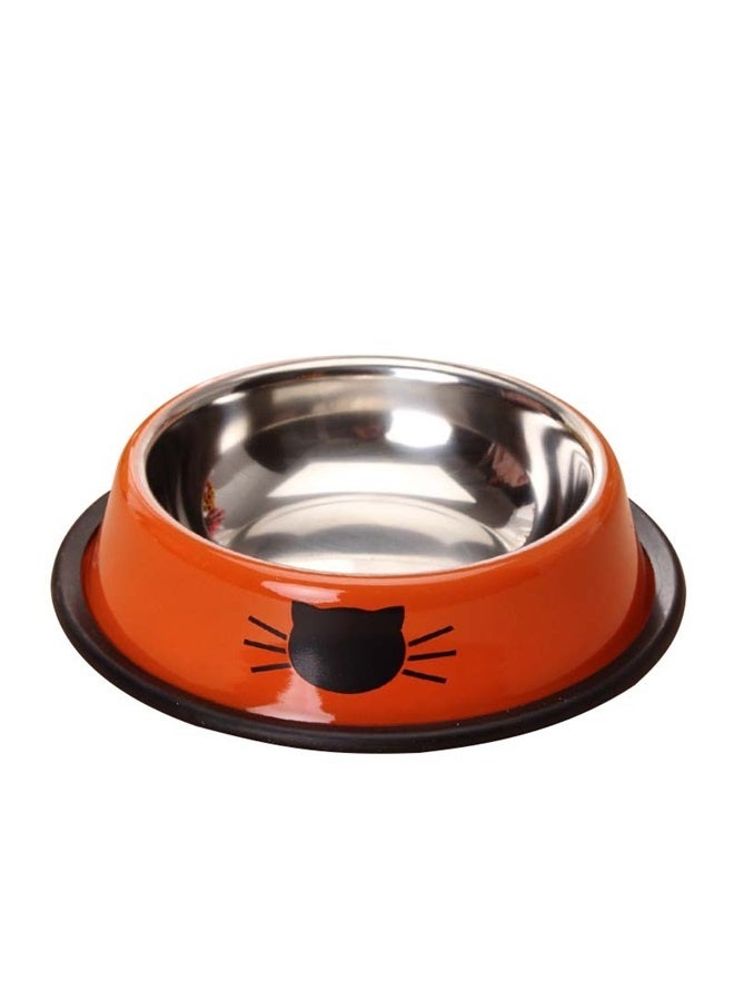 2pcs Stainless Steel Non-Skid Rubber Base Bowl， Pet Bowl Stainless Steel Non-Skid Base Dog Bowl Cat Bowl (Multicolor) - Image 4