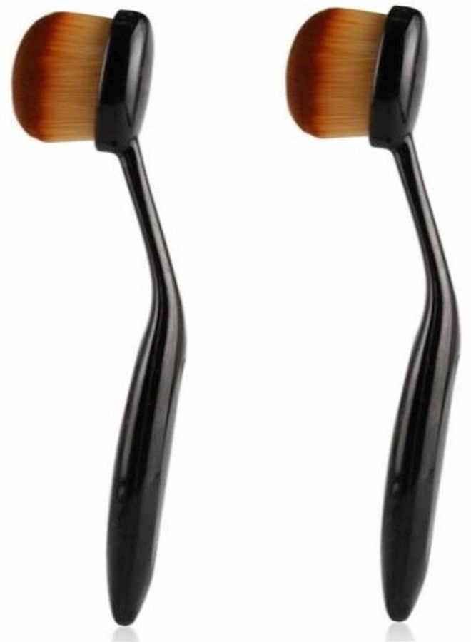 Gugzy® Make Up Foundation Powder Concealer Oval Blending Blush Brush - Image 2