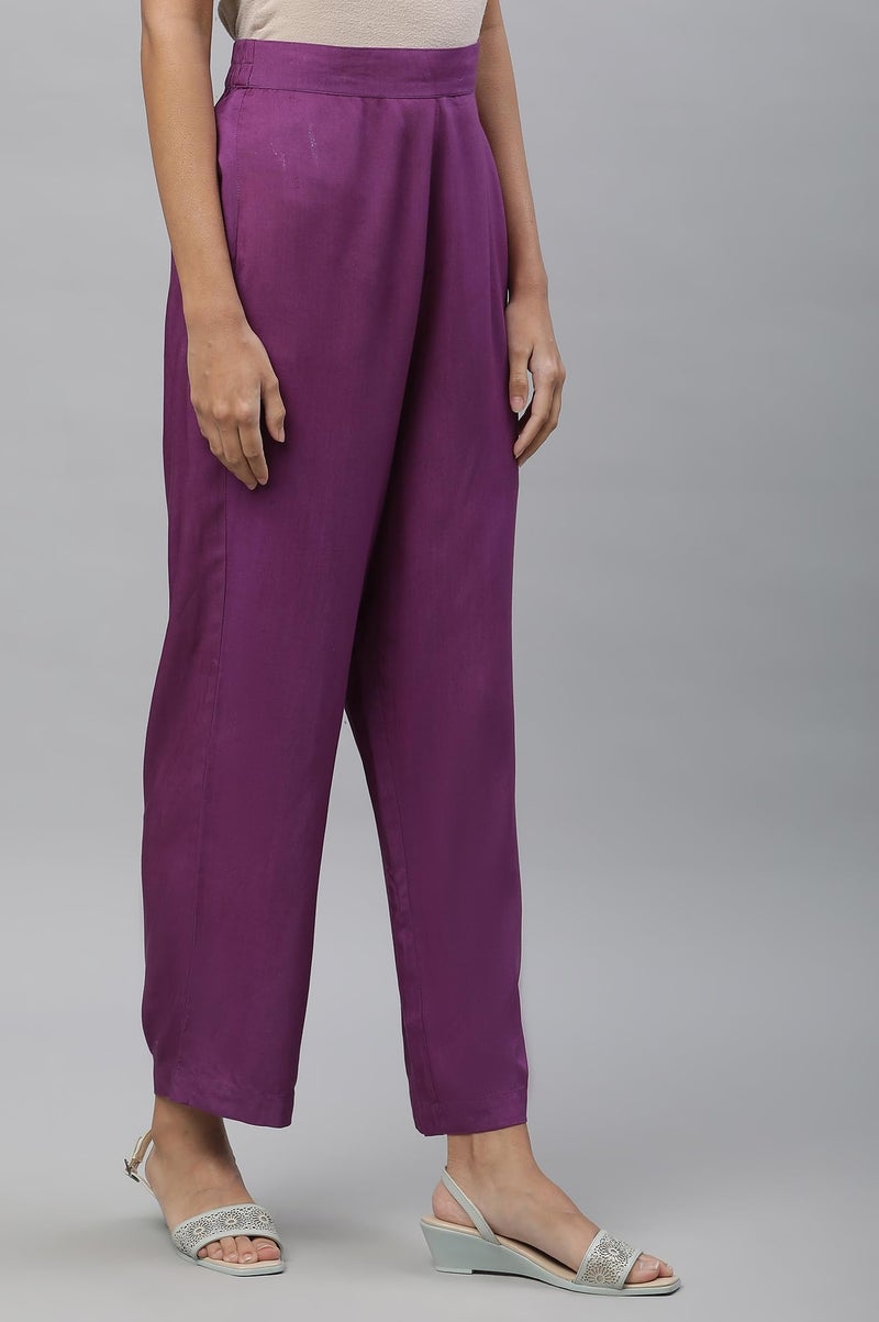 Aurelia Strechable Palazzo Pants For Women | Ankle Length Palazzo Pants For Women - Image 4