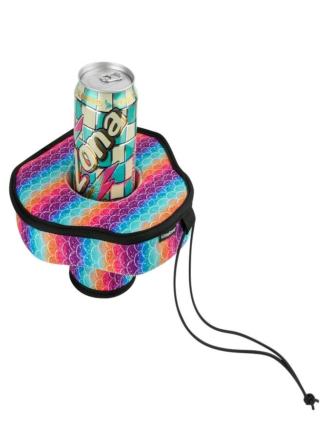 Homakover Floating Drink Holder, Floating Coaster Pool Drink Holder, Beverage Drink Float for Tumblers Yeti Tervis or Wine Bottle in The Hot Tub, Pool or Boat, Floating Up to 24 OZ Bottle - Image 1