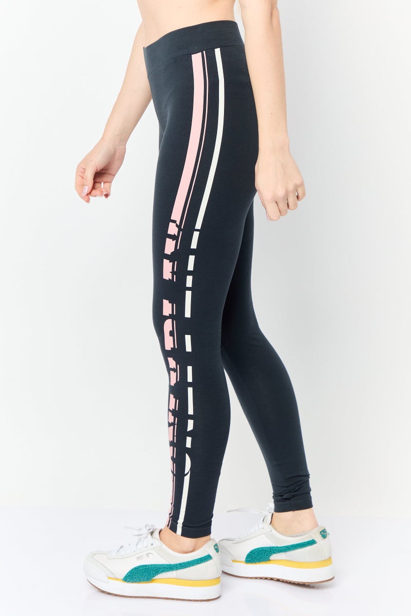 Only Play Women Sportswear Fit Training Leggings, Dark Grey - Image 3