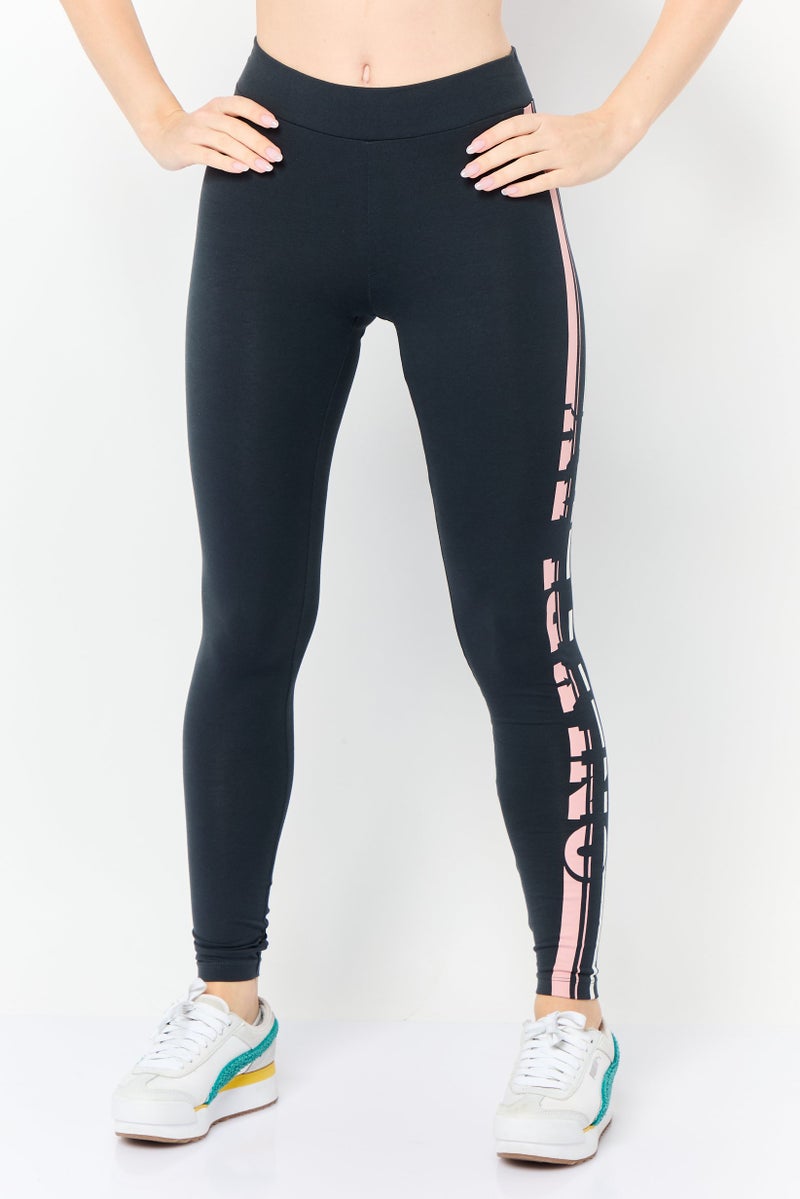 Only Play Women Sportswear Fit Training Leggings, Dark Grey - Image 1