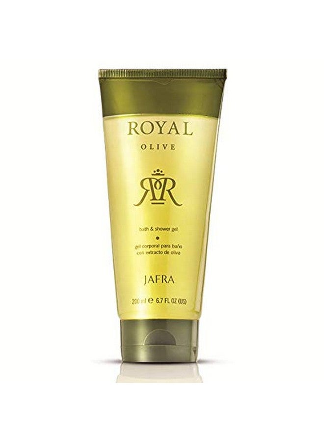 Jafra Royal Olive Bath & Shower Gel 200 Ml 6.7 Fl. Oz. Gel Corporal Para Baño Con Extracto De Oliva. - Image 2