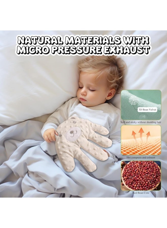 Baby Patting for Sleep Toy, Sleep Calming Palm Tool with Automatic Anti-Startle Function, 3 Levels Adjustable Simulation – Red Bean Filling Baby Soothing Palm for Newborns, Baby Girl, Baby Boy (Blue) - Image 5