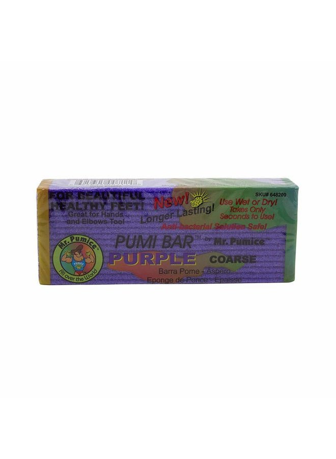 Mr. Pumice Pumice Purple Pumi Bar (12-Count Display Box): Extra-Coarse Callus Remover, Pedicure Stone & Ped File Scrubber For Smooth Feet and Heels - Image 1