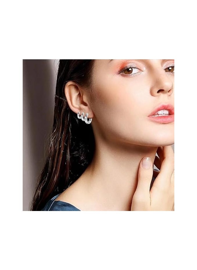 Fayrouz Jewellery Lightweight Hypoallergenic 18K Gold Plated Hoop Earrings for Girls and Women Earrings by Fayrouz Jewelry  - Image 2