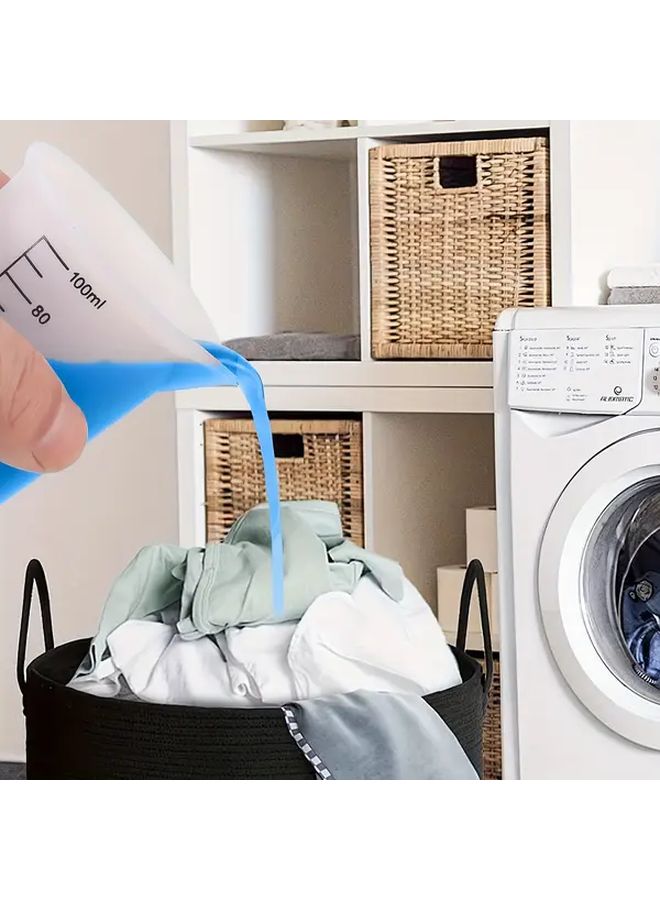 2 Pcs Laundry Detergent Measuring Cups Washable Leak Free Dispenser - Image 5