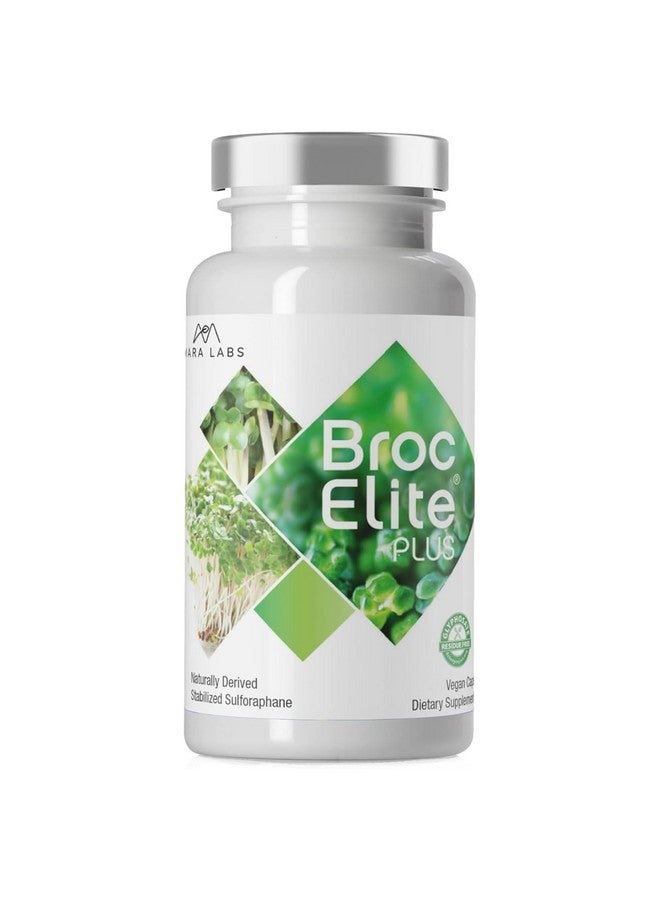 BrocElite مكمل ميرا لابز بروك إليت بلس | مستخلص بروكلي مع سلفورافان مستقر | خالي من بقايا الجليفوسات | 60 كبسولة نباتية - Image 1