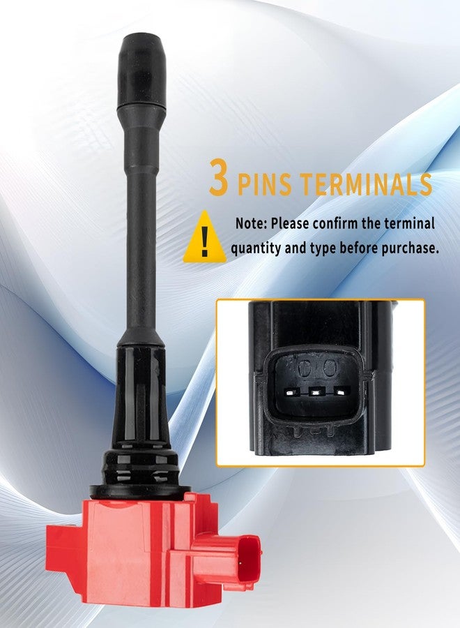 MiKaFex مجموعة ملفات إشعال MiKaFex 4 UF549 و4 شمعات إشعال إيريديوم 9029، متوافقة مع سيارات نيسان ألتيما، فيرسا، سنترا، كيوب، NV200 موديلات 2007-2012، وإنفينيتي M56، FX50، QX60 موديلات 2013-2015 بمحركات 1.6/1.8/2.0/2.5/5.0/5.6 لتر - Image 3