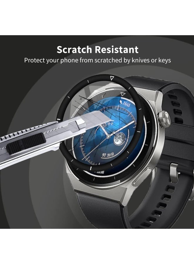 Screen Protector Compatible with Huawei Watch GT2 Pro 46mm, [3D Full Coverage] [9H Hardness] [Case Friendly] [Crystal Clear] [Anti-Scratch] - Image 3