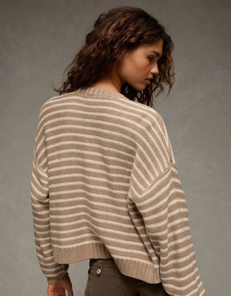 American Eagle  AE Balloon-Sleeve Open-Front Cardigan for Women | Best Price UAE