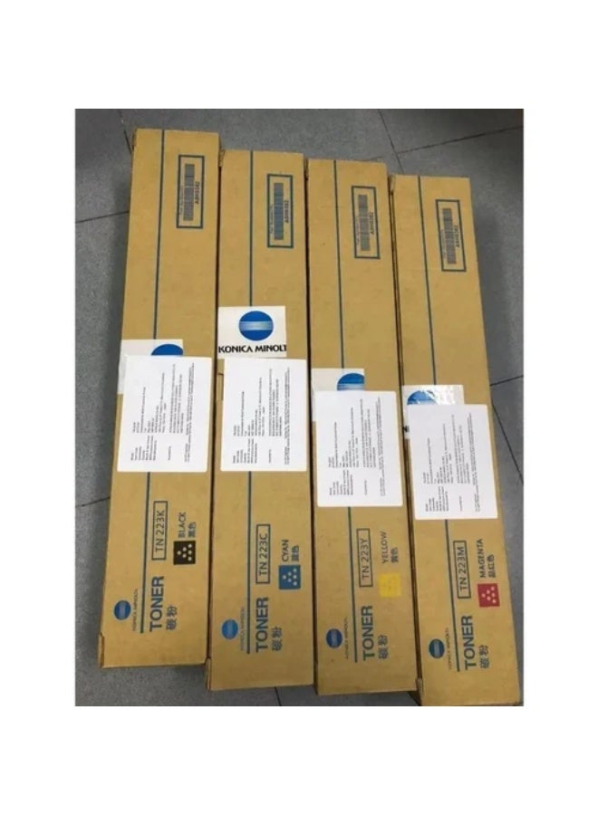Konica-Minolta Toner Bizhub TN-223 BCYM Full Set High Pages yield / C226/C266/C256 - Image 4