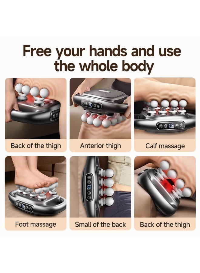 jocelee 16-Head Massage Gun Percussion Deep Tissue Muscle with 3 Modes 30 Speed ​​Settings Relieving Muscle Pain in the Back Shoulders Legs Feet and Overall Body - Image 2
