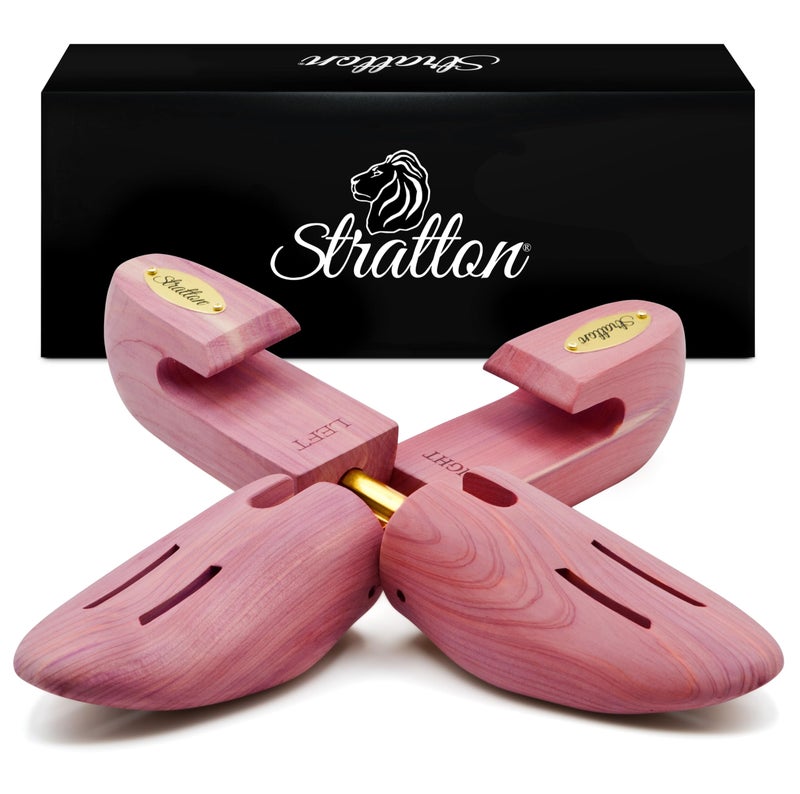 Stratton Cedar Shoe Tree, Shoe Trees for Men, Shoe Trees for Women, Shoe Trees for Sneakers, Shoe Widener, Shoe Shaper (1-pack, Small (Fits Shoe Sizes 7-8.5)) - Image 1