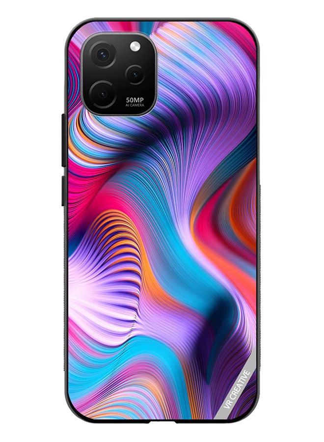 VR CREATIVE Protective Case Cover For Huawei Nova Y61 Modern Abstract Design Multicolour - Image 1