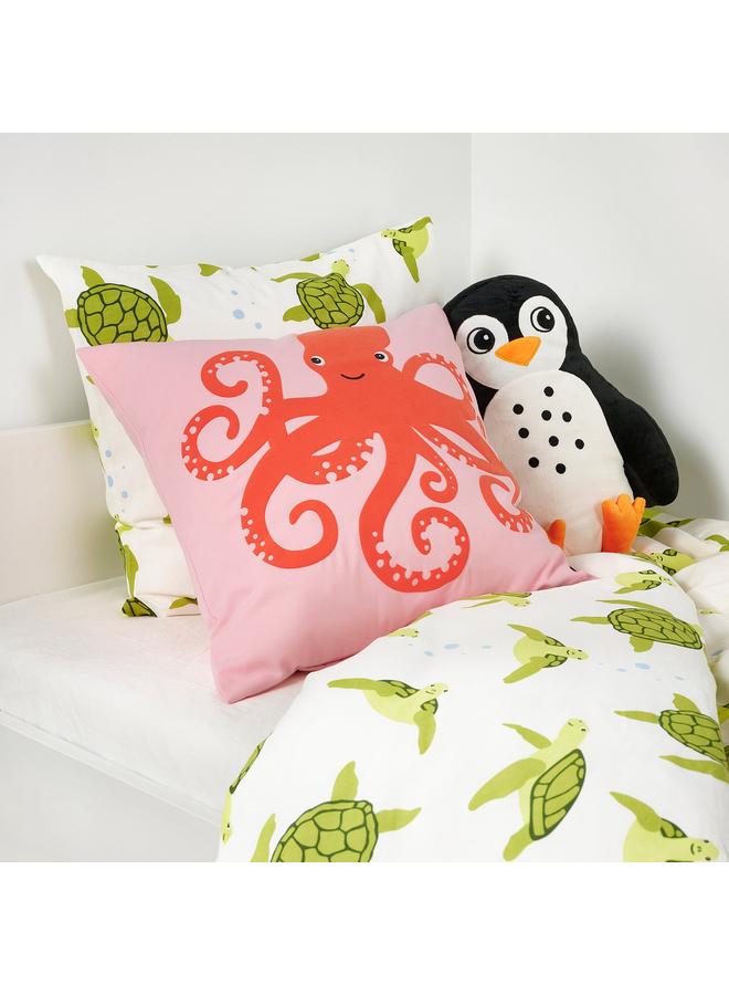 erorex Cushion cover, octopus pattern/pink, 50x50 cm - Image 4