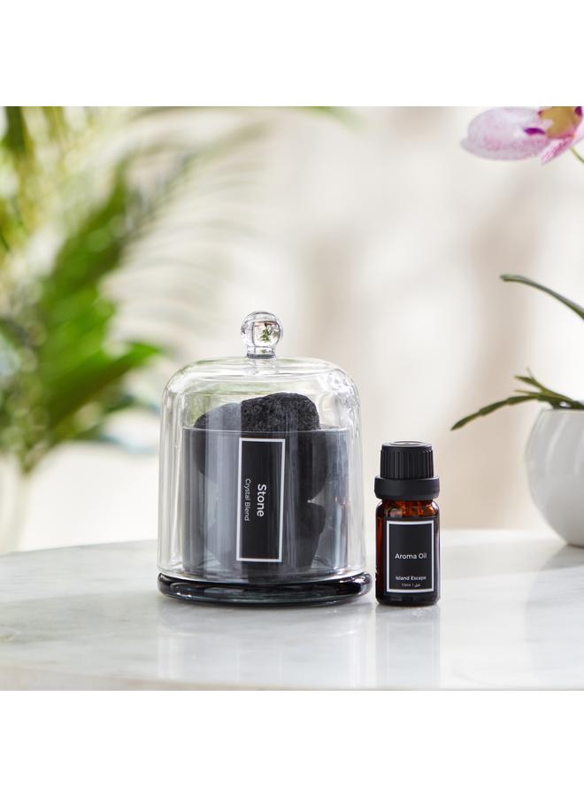 هوم بوكس حجر عطري من Balmy Island Escape مع وعاء زجاجي - 210 جم - Image 1