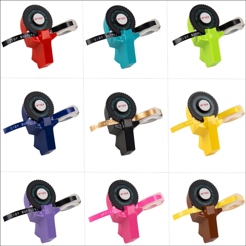 Tiktok Same Style South Korea Creative Manual Printer Motex Label Machine Diy Digital Letter Tape Sticker Typewriter - Image 4