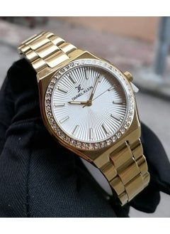 DANIEL KLEIN Gold Steel Strap Women's Wristwatch Waterproof  - Image 1
