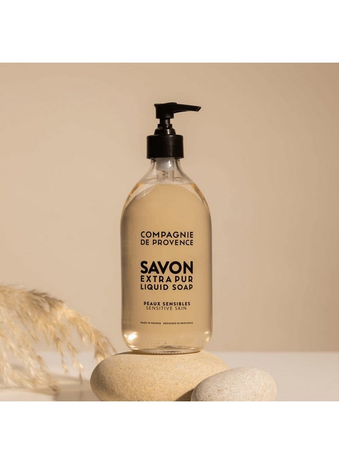 La Compagnie de Provence Compagnie de Provence Savon de Marseille Extra Pure Liquid Soap - Sensitive Skin - 10 Fl Oz Plastic Pump Bottle  - Image 4