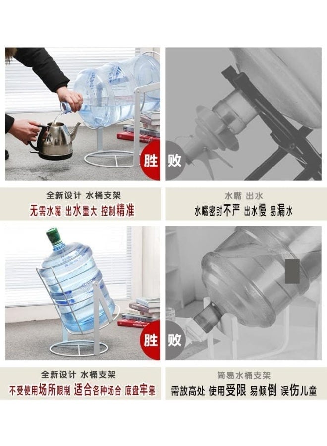 Water dispenser bracket Bottled water stand Inversion 5 Gallon Water Dispenser Stand Water Bottle Stand Rack, Water Jug Stand, Floor Bucket Water Bucket Stand Water Dispenser - Image 4