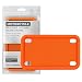 Rightcar Solutions Motorcycle License Plate Frame Premium Silicone RustProof RattleProof WeatherProof Plate Holder Street Legal Custom Bike Tag Frame Orange - Image 2