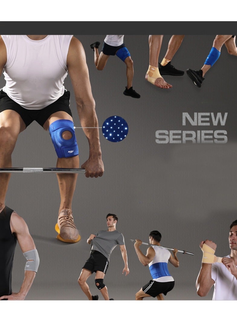 JINGBA SUPPORT 1-Piece Patella Knee Braces Adjustable Knee Braces for Knee Pain Prevention and Relief Neoprene Knee Braces Running Support Straps Patella Stabilizer Braces for Running Gym Basketbal - Image 5