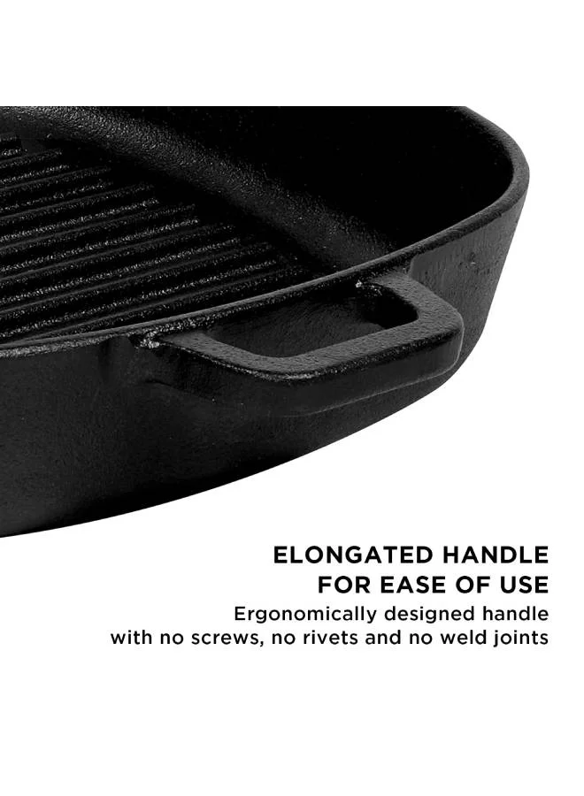 Prestige Meyer Cast Iron Grill Pan 25 cm