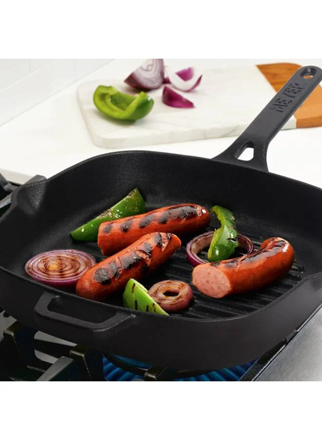 Prestige Meyer Cast Iron Grill Pan 25 cm