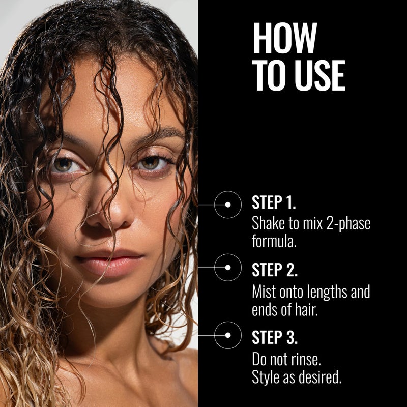 Pravana Intense Therapy Leave-In Conditioner Spray Treatment & Detangler | Instantly Detangles & Hydrates | Equalizes Hair Porosity | For All Hair Types | Strengthens & Softens Hair | 10 Fl Oz - Image 4