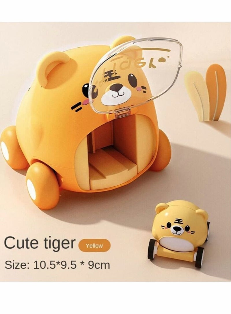 Excefore Car Toys for Kids, Ejection Inertial Car Pull Back Toy - Image 3