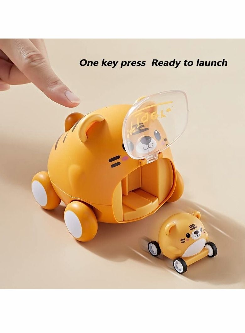 Excefore Car Toys for Kids, Ejection Inertial Car Pull Back Toy - Image 2