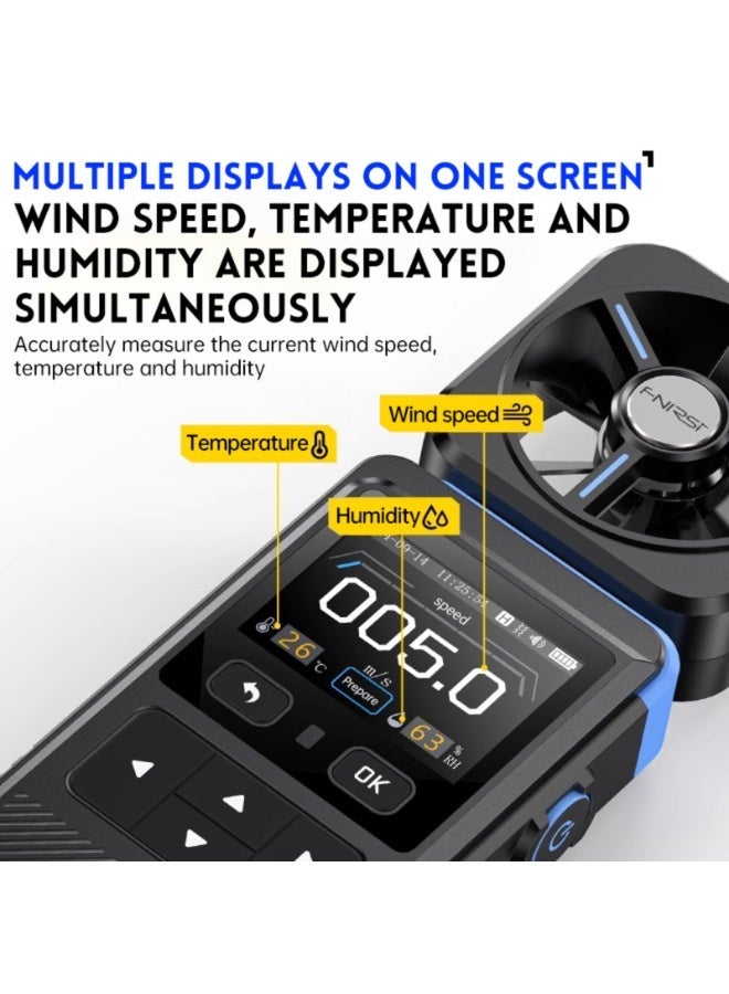 FNIRSI FAM-02 3 in 1 High Accuracy Anemometer Thermometer Handheld Professional Anemometer Wind Speed Measuring Instruments - Image 3