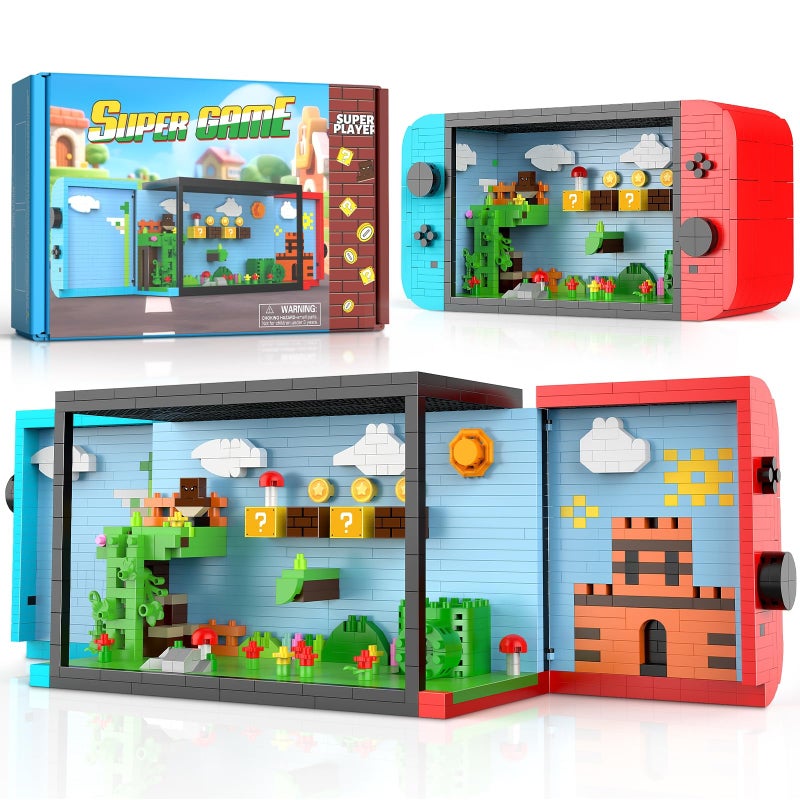 Vziimo Super Player Game Building SetsCool Building Blocks Kits for Adults Openable and Closed 3D Anime Scene Model Creative Idea Gift for Teens 14 1528 Pieces - Image 3
