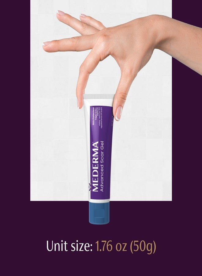 Mederma Advanced Scar Gel - Treats Old & New Scars, Reduces Appearance of Scars from Acne, Surgery, Burns, Injury & Stretch Marks, 1.76 Oz (50g) - Image 2