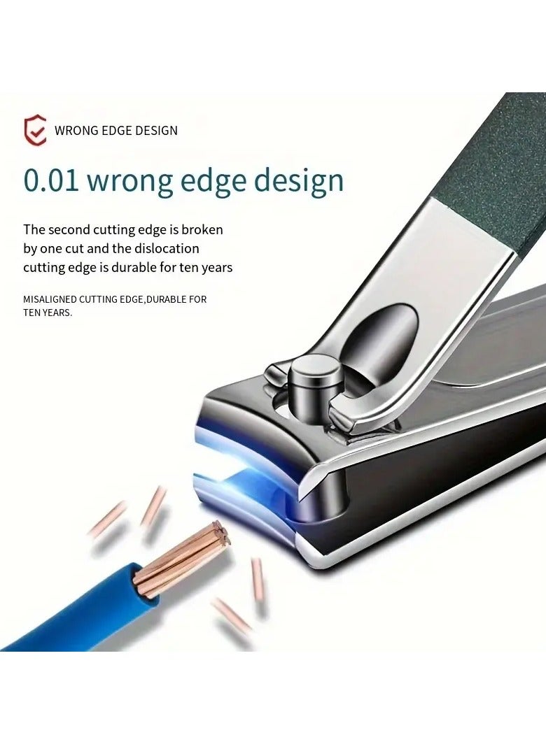 Goolsky Nail Clipper Set Nail Scissors Home Nail Pliers Tools for Foot Nail Trimming Scissors Ear Pick Nose Hair Special 6pcs Portable Luxury Manicure Sets Pedicure Kits Nail Clipper Set Personal Care Tools - Image 3