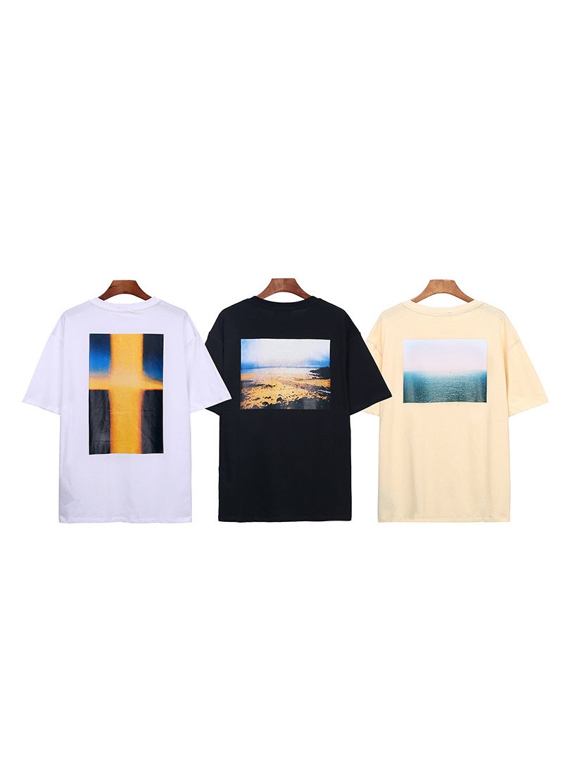 Generic - FEAR OF GOD ESSENTIALS California Beach Photo Loose Tee Black - Image 1