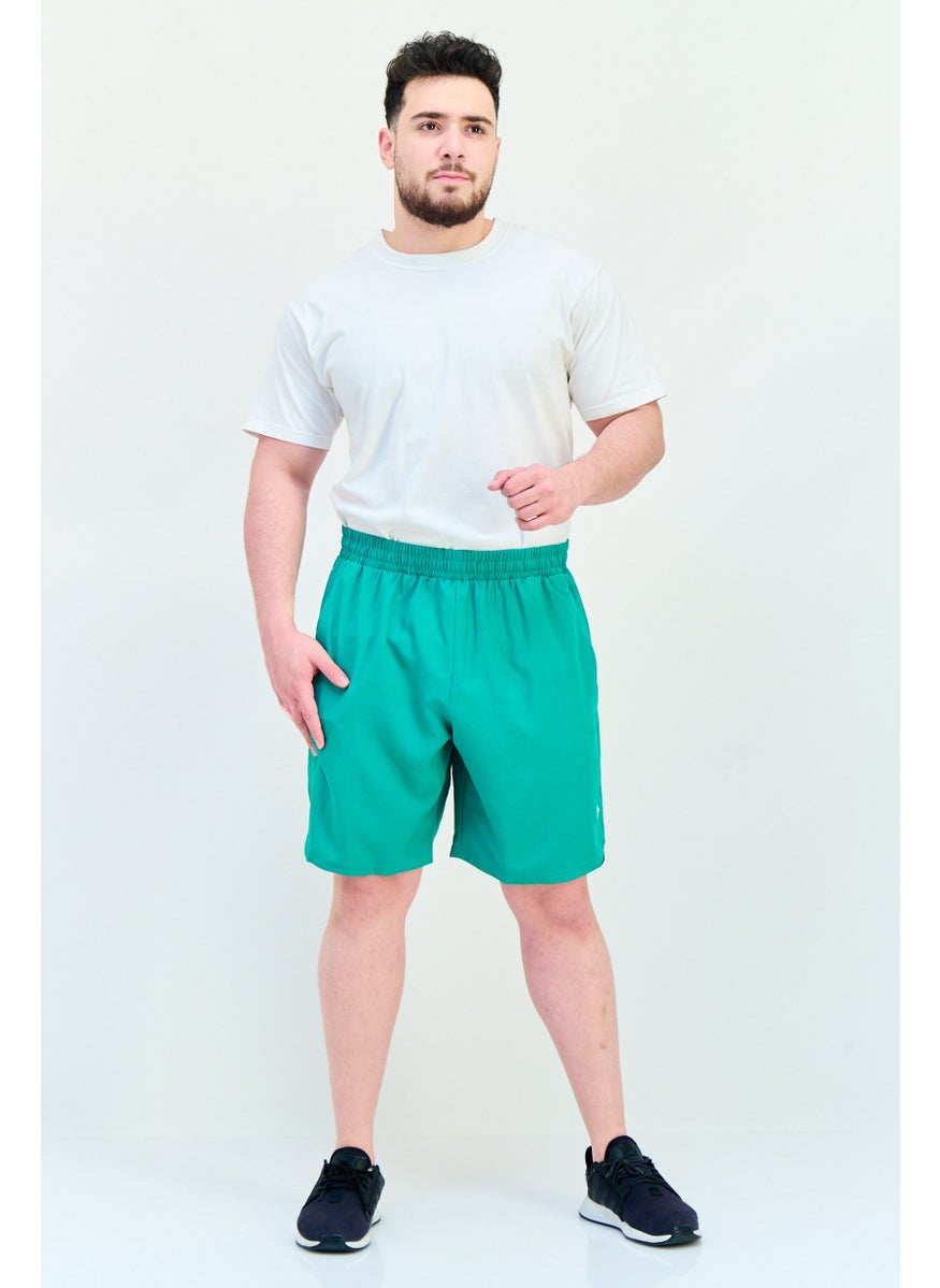 Adidas Men Sportswear Fit 9 Inseam Training Shorts, Green  - Image 4