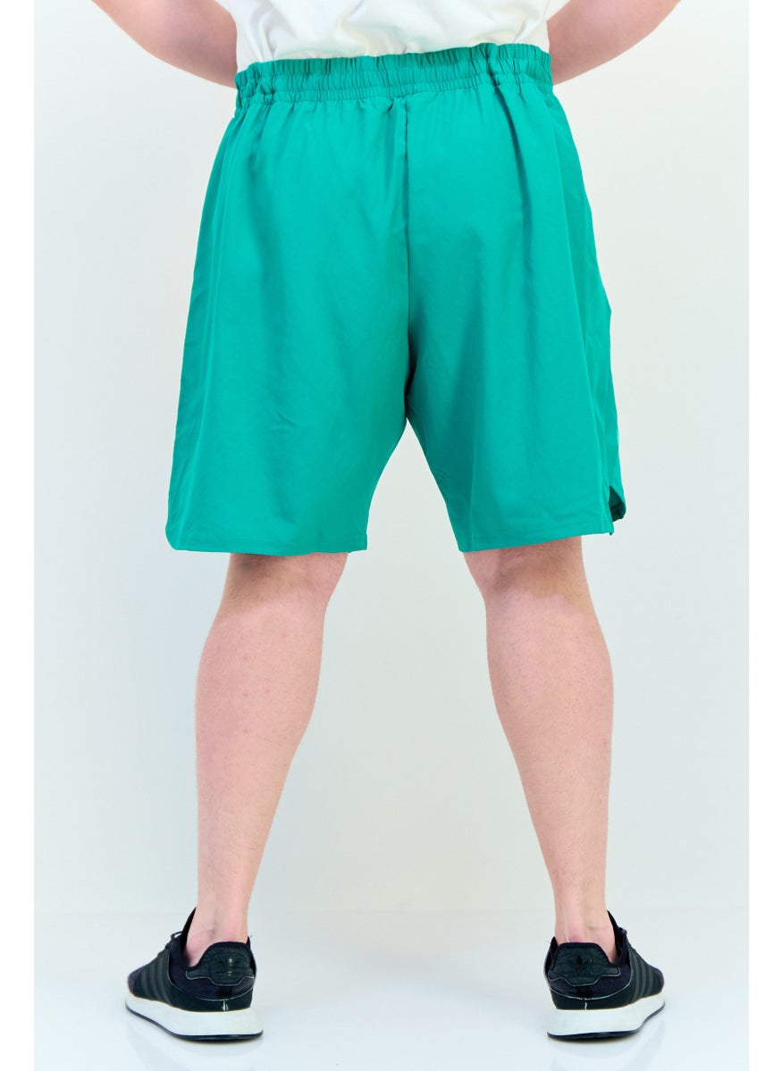 Adidas Men Sportswear Fit 9 Inseam Training Shorts, Green  - Image 3