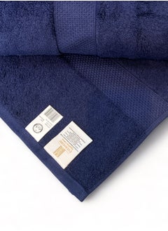 White Rose Everhome Egyptian Cotton Ultra Soft Bath Sheet, Max Absorbent King Size Bath Towels For Beach And Pool (76x147cm) Set Of 2 - Blue  - Image 5