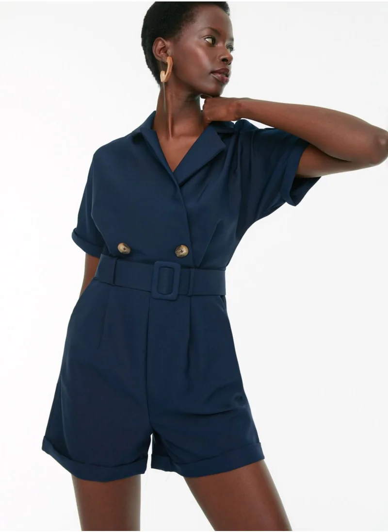 trendyol Double Breasted Blazer Playsuit