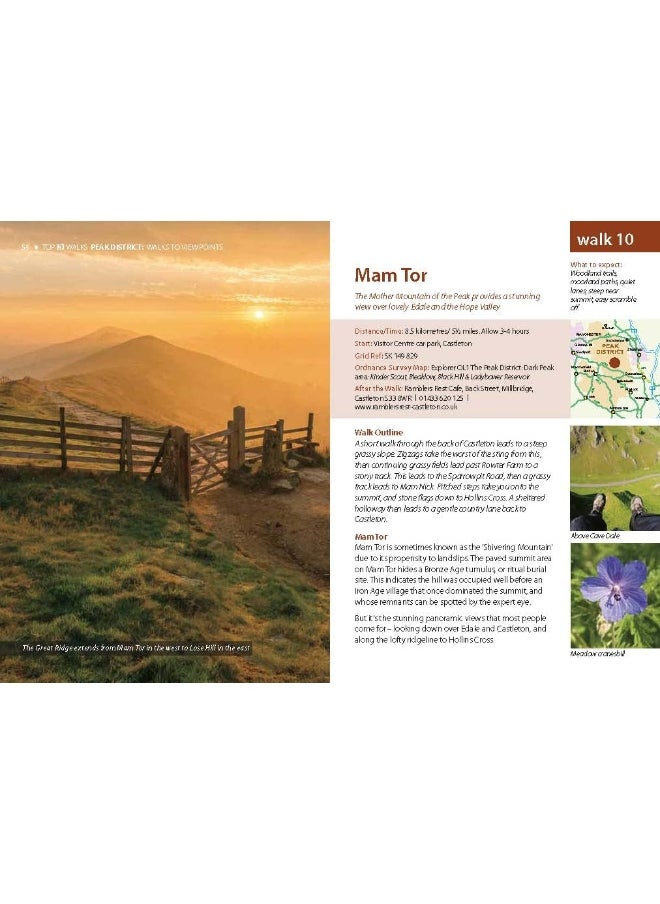 Walks to Viewpoints (Top 10 Walks): Walks to the most stunning views in the Peak District