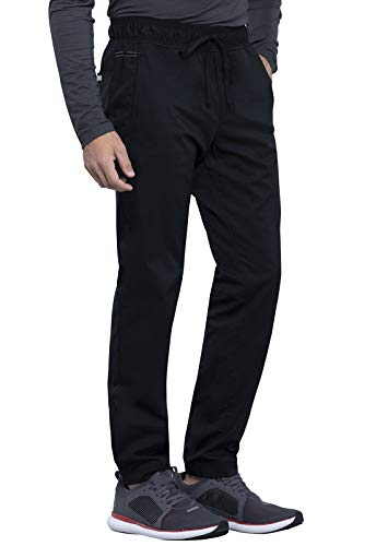 Cherokee Joggers for Men Modern Fit Scrub Pant with Drawstring Waistband, 5 Pockets, Soft 2-Way Stretch Fabric - WW012, L, Black - Image 5