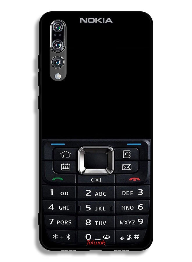 Tolwak Huawei P20 Pro Protective Case Cover Old Phone Pattern - Image 2