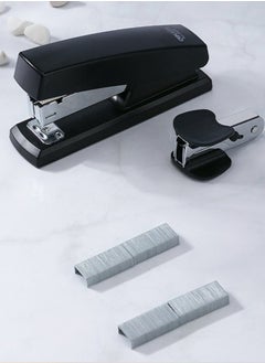 Desk Stapler Set Includes Stapler, Staple Remover, Belt 640 Pieces Standard 24/6 Staples 1-25 Page Capacity Small Manual Stapler Suitable for Office School Students Three-in-One Set Black - pzsku/ZDA7BE73CC9FAB0B31952Z/45/_/1698398799/8fd9538b-2256-4679-a4f3-36788a9feb9f