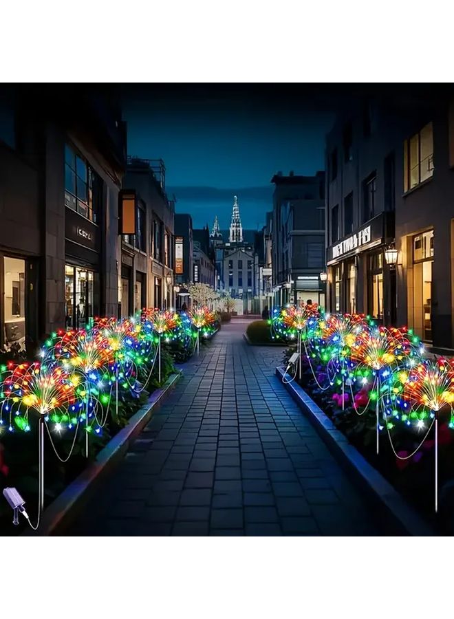 5Pcs 300LED White Solar Garden Lights 8 Mode Outdoor Landscape Decor - Image 5