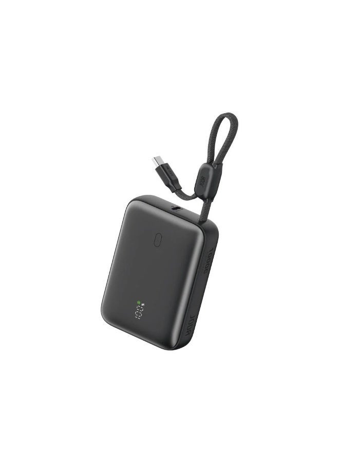 JODA HALO 10 Power Bank – 10000mAh Portable Charger with Built-in Type-C Cable & 22.5W PD Fast Charging - Image 1