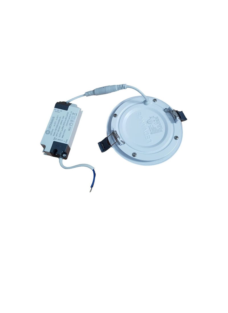 ليدفانس Ledvance 105 9W 830 3000 K 20X1 ME مصباح LED نحيف مستدير للأسفل ، أبيض  - Image 2