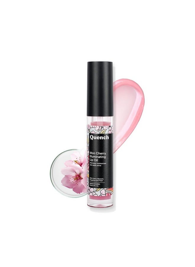 Quench Illuminating Lip Oil With Cherry Blossom & Patchouli Oil (Pink), Korean Lip Oil For Plump, Glossy & Smooth Lips, Non-Sticky, Non-Greasy, Made In Korea (5Ml) - pzsku/ZDA7C1F2E6D5705B17864Z/45/_/1733729760/ce57eae9-a33e-483c-80b1-3dead6089a5c