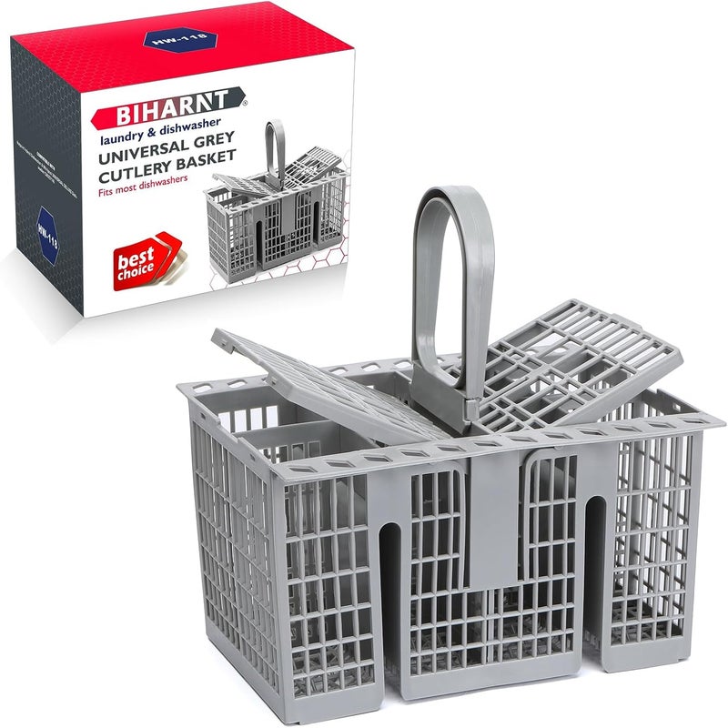 BIHARNT C00257140 Cutlery Cage Basket for Hotpoint Indesit & Whirlpool UNIVERSAL DELUXE Dishwasher - Image 1